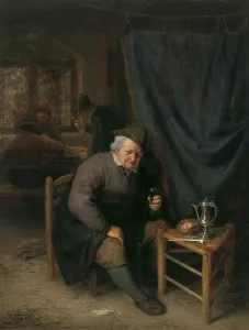 Ostade Adriaen Van Prints: Tavern Interior, 1661. Creator: Adriaen van Ostade