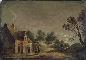 A Tavern at Night, 17th century. Artist: David Teniers II