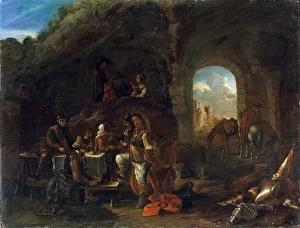 Philips Wouwerman Prints: Tavern Scene, c1640-1665. Artist: Philips Wouwerman