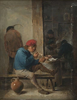 The Younger 1610 1690 Gallery: Tavern Scene with Smokers