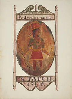 Public House Collection: Tavern Sign, c. 1938. Creator: Alice Stearns