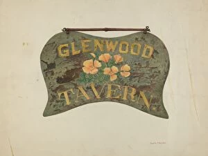 Tavern Sign, c. 1940. Creator: Robert W.R. Taylor
