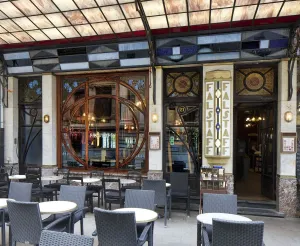 Taverne-Restaurant Falstaff, 17-19 Rue Henri Maus, Brussels, Belgium, (1903), c2014-2017 Artist