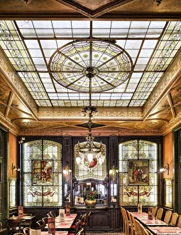 Wallonia Prints: Taverne-Restaurant Falstaff, 17-19 Rue Henri Maus, Brussels, Belgium, (1903), c2014-2017