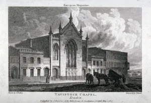 Samuel Rawle Prints: Tavistock Chapel, Tavistock Place, St Pancras, London, 1807. Artist: Samuel Rawle