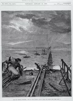 River Tay Collection: Tay Bridge disaster, Scotland, 28 December 1879. Artist: Frank Dadd