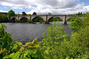 River Tay Collection: Tay Bridge, Dunkeld, Perthshire, Scotland