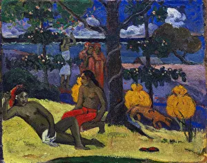 Te arii vahine II (The Woman with Mangos II), 1896
