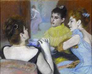 Pastel On Cardboard Collection: Tea, 1893