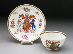 Cup And Saucer Gallery: Tea Bowl, Jingdezhen, c. 1750. Creator: Jingdezhen Porcelain
