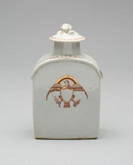 Tea Caddy Prints: Tea Caddy with Cover, c. 1795. Creator: Unknown