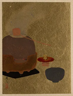 Teapot Prints: Tea Ceremony Apparatus. Creator: Shibata Zeshin