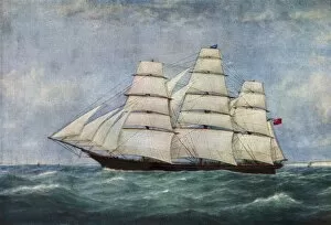 Charles Henry Bourne Quennell Collection: The Tea Clipper Spindrift, (1938)