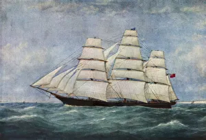 Charles Henry Bourne Quennell Collection: The Tea Clipper Spindrift, (1938)