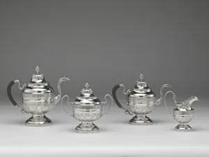 Swans Prints: Tea and Coffee Service, 1809 / 12. Creators: Jean Simon Chaudron, Anthony Rasch