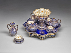 Kitchenware Prints: Tea and Coffee Service, 1850-1863. Creator: Sevres Porcelain Manufactory