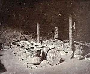 Mongolian Prints: Tea drying boilers, end of 19th century. Creator: Nikolai Apollonovich Charushin