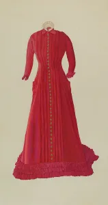 Joseph L Prints: Tea Gown, c. 1937. Creator: Joseph L. Boyd
