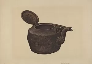 Poffinbarger Paul Collection: Tea Kettle, 1935 / 1942. Creator: Paul Poffinbarger