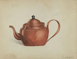 Frank Nelson Prints: Tea Kettle, 1935/1942. Creator: Frank Nelson