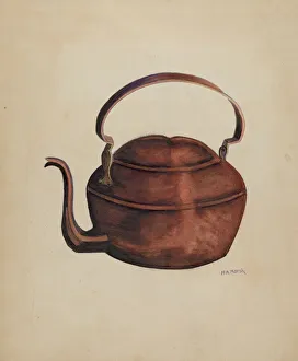 Tea Kettle, 1935 / 1942. Creator: Herbert Marsh