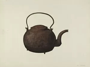 Fred Hassebrock Collection: Tea Kettle, c. 1940. Creator: Fred Hassebrock