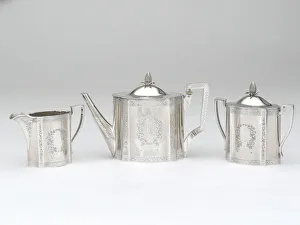 Creamer Gallery: Tea Service, 1862. Creator: Haddock, Lincoln & Foss