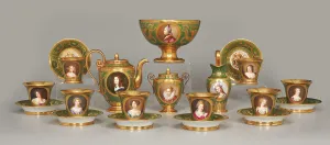 Tea Service Of Famous Women (Cabaret Des Femmes Célèbres), 1811-1812. Creator: Unknown