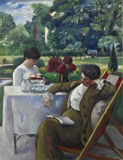 1912 Collection: Tea Time at the Villa Flora, Winterthur, 1912