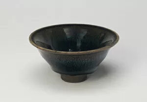 Song Dynasty Gallery: Teabowl with Everted Mouth Rim, Song dynasty (960-1279), 12th century. Creator: Unknown