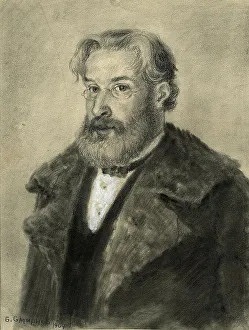 Smirnov Boris Vasilievich Prints: Teacher at a Boys School, 1904. Creator: Boris Vasilievich Smirnov