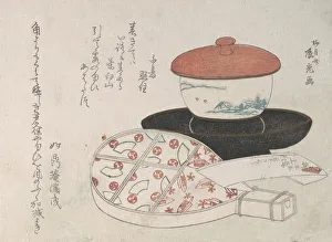 Teacup and Tea Heater. Creator: Ryugetsusai Shinko