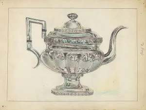 Teapot, 1935/1942. Creator: Unknown