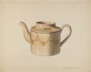 Iams J Howard Prints: Teapot, 1937. Creator: J. Howard Iams