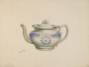 Charles Moss Prints: Teapot, 1938. Creator: Charles Moss