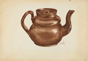 Item Gallery: Teapot, c. 1936. Creator: Margaret Stottlemeyer