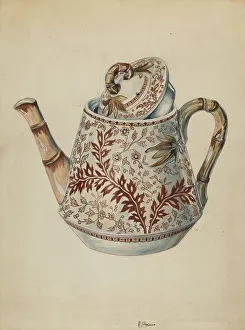 Atkinson Ralph Prints: Teapot, c. 1936. Creator: Ralph Atkinson
