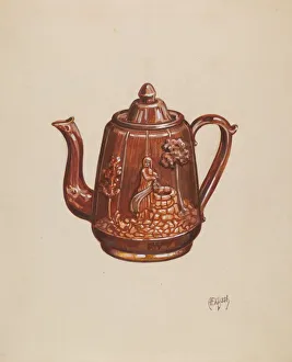 Rex F Bush Prints: Teapot, c. 1936. Creator: Rex F Bush