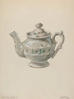 Holloway T Prints: Teapot, c. 1936. Creator: Thomas Holloway