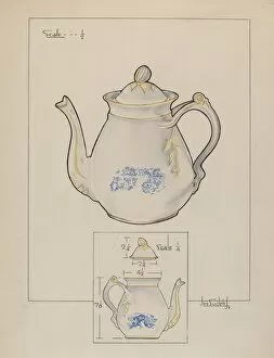 Joseph Sudek Collection: Teapot, c. 1938. Creator: Joseph Sudek