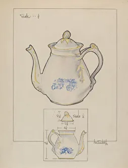 Sudek Joseph Collection: Teapot, c. 1938. Creator: Joseph Sudek