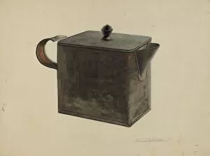 Dark Gallery: Teapot, c. 1939. Creator: Daniel Fletcher