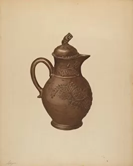 Capelli Giacinto Gallery: Teapot, c. 1940. Creator: Giacinto Capelli