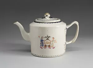 Teapot with Cover, 1790 / 1800. Creator: Unknown