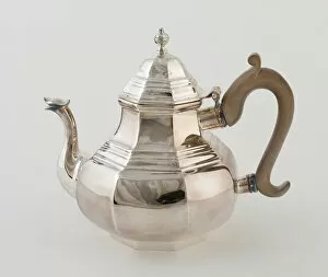 Silverware Collection: Teapot, London, 1713. Creator: Joseph Ward
