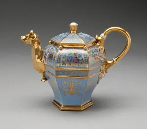 Teapot, Sevres, 1832 / 35. Creator: Sevres Porcelain Manufactory
