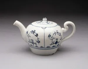 Teapot, Weesp, 1761 / 64. Creator: Weesp Porcelain Factory