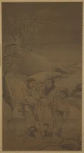 Crying Collection: The Tearful Parting of Su Wu and Li Ling, Ming dynasty, 16th century. Creator: Unknown