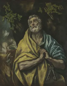 Religious Scene Or Person Prints: Tears of St. Peter, 1590s. Creator: El Greco