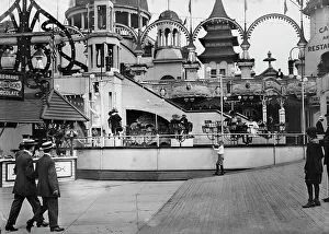 Looking At Prints: The Teaser, Coney Island in Luna Park, 1911. Creator: Bain News Service